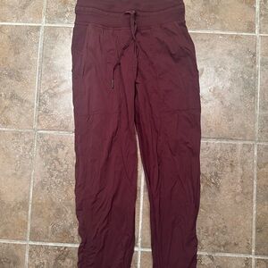 Burgundy Lululemon Pants